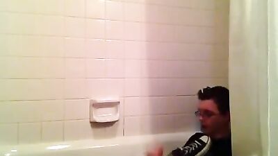 Horny Nerd Shower Fetish - Hardcore Solo Showers