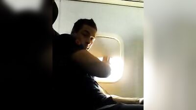 Gay Porn Plane Passion: Jacking in the Sky!