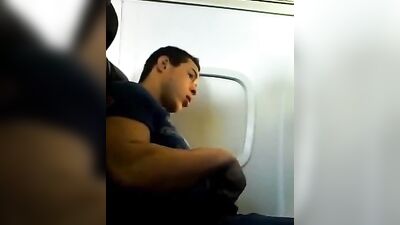 Gay Porn Plane Passion: Jacking in the Sky!