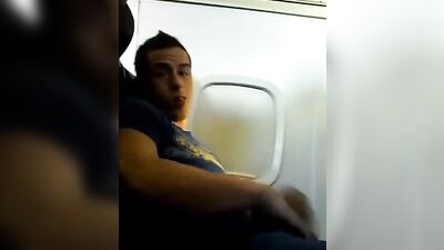 Gay Porn Plane Passion: Jacking in the Sky!
