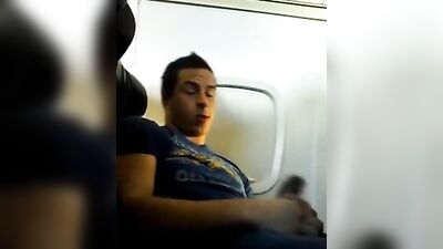 Gay Porn Plane Passion: Jacking in the Sky!
