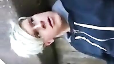 Young Blond Boy Wanks In Public - A Solo Exhibition!