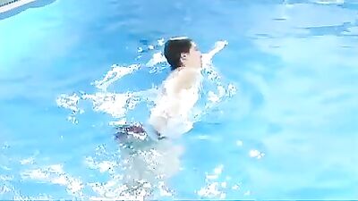 Young Boys Steamy Poolside Romp - Fill the Bath with Love!