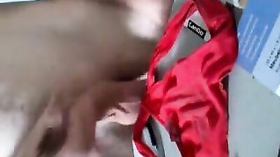 Webcam Cum on Underwear - Slim Tens Big Cock Adventure