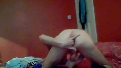 Gay Porn Web-Cam Fingers Ass Play: Lads Ultimate Cumshot!