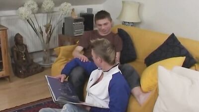 Fuck together with three hot men in action!