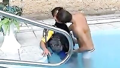 Young Divers Sensual Kiss and Suck: A Gay Porn Adventure!
