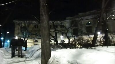 St. Petersburg Bareback Boys Cum Shots: Hot Winter Fucks!