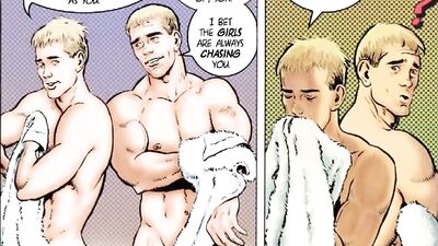 Graphic Story Come To Life! Big Cocks, Blond Boys And Cartoons All Rolled Into One Raunchy Son 2021