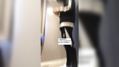 Young Masked Roadman Gets Sucked and Cums in the Mouth - Amateur Fetish Group Sex