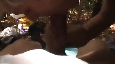 Wild Woods Cum Shots: Father and Step Son Handjob!