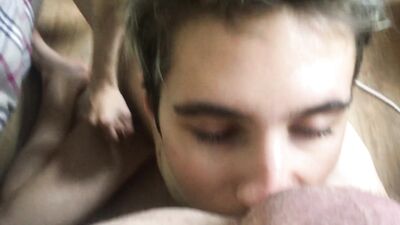 Gay Teen Twink Eats Butt and Cums Porn - Explosive Release!