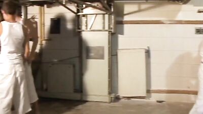 Five Bakery Boys: Bareback Cum Shots Group Sex