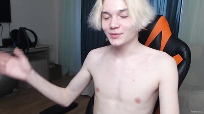 Twink Porn Shoots High in the Air