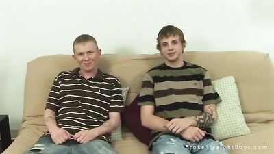 Gay Porn: Cute Guy Fucks Straight Boy - Action Straight Boys