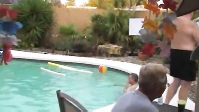 Daddys Poolside Oral Delights - Action Gay Porn Video