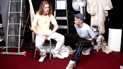 British Bareback Threeway: Hardcore Gay Porn Action!