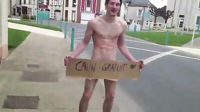 Gay Porn - Naked Hottie on the Street =====================================
