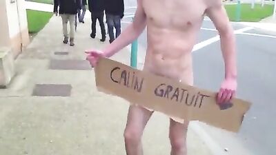 Gay Porn - Naked Hottie on the Street =====================================