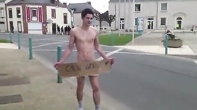 Gay Porn - Naked Hottie on the Street =====================================