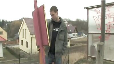 Bus Stop Romance: Raw & Wild Bareback Action!