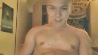 Jerking Cutie: Web-Cam Adventures - A Gay Porn Video with a Twist!