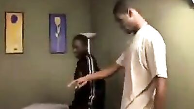 Black Guys First Gay Massage - The Ultimate Black Brotherhood!