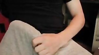 Webcam Cock Hungry Teen Shoots Huge Load!