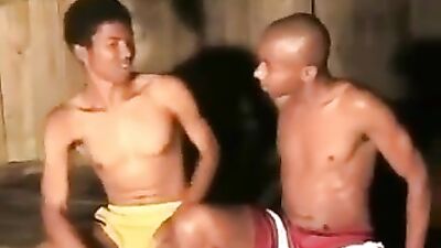 Two Black Teens Wild Sex Adventure