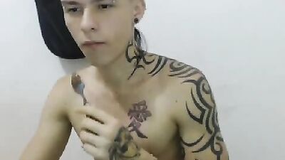 Hot Big Dick Tattoo Boy 2: Privacy Violation!