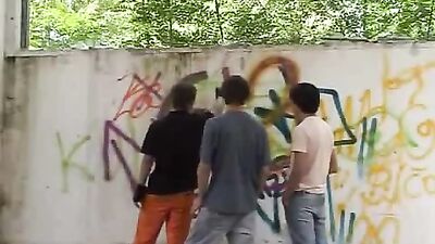 Outdoor Cum Buddies: Action-Packed Gay Porn Adventure