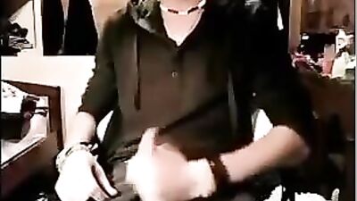 Young Web-Cam Masturbator Releases His Cumshot!