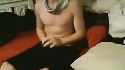 Gay Porn Web-Cam Masturbation Video: Two Friends and Passionate Pleasures