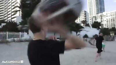 Beach Football Fun - Austin Mahones Gay Porn Video