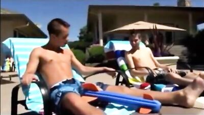 Gay Porn Twinks Skip School for Swim and Sex - Actions!