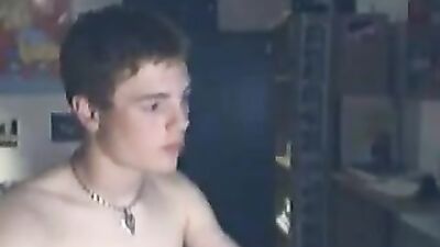 Handsome but Shy Web-Cam Boy Next Door Gay Porn Video!