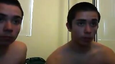 Double Dicks Delight - Real Twins Suck and Cum Web-Cam Twins