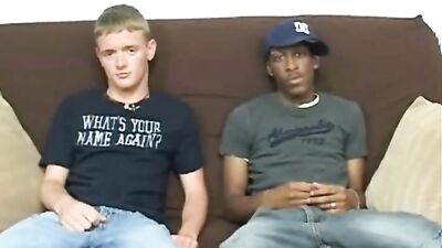 Gay Porn: Interracial First with 18yo Straight Boys!