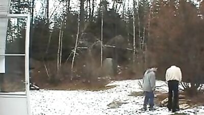 Gay Porno Pursuit! In The Woodshed - Action Packed Adrenaline Rush