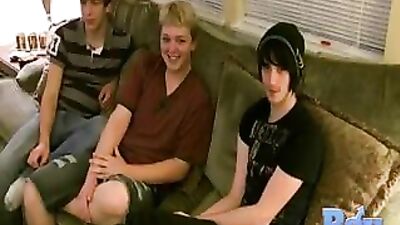 Tubby with Two Teens: Gay Porn Action Adventure