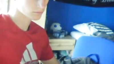Young Webcam Cummer - A Sexy Boys Web-Cam Debut!