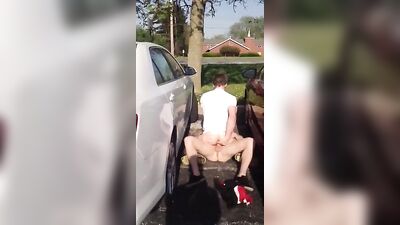 Amateur Parking Lot Fun with Lowes Boys!