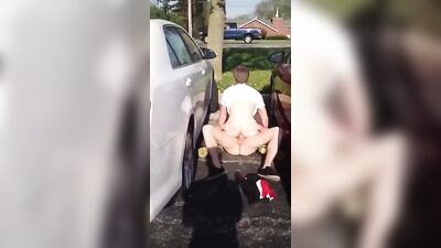 Amateur Parking Lot Fun with Lowes Boys!