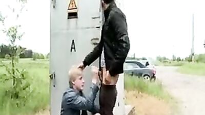 Tag Team Public Sex with Beautiful Blonde Teen