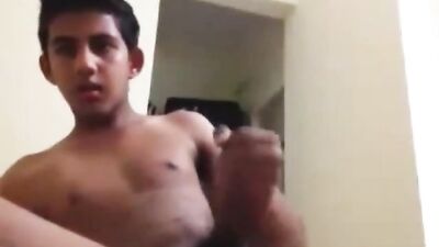 Indian Web-Cam Boys Bathroom Masturbation!!