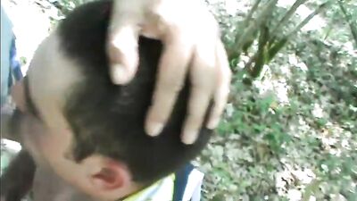 Wood Suck Suck Fest - Two Young Bucks Get Down and Dirty in the Woods!