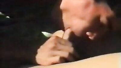 Forest Frenzy: Vintage Outdoor Gay Sex