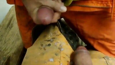 Gay Office Wankers - Solo Wanking after Working!