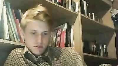 Web-Cam Cumshot! British Boy Next Door