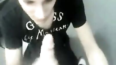 Web-Cam Bathroom Blowjob - Raw & Real Gay Porn Experience